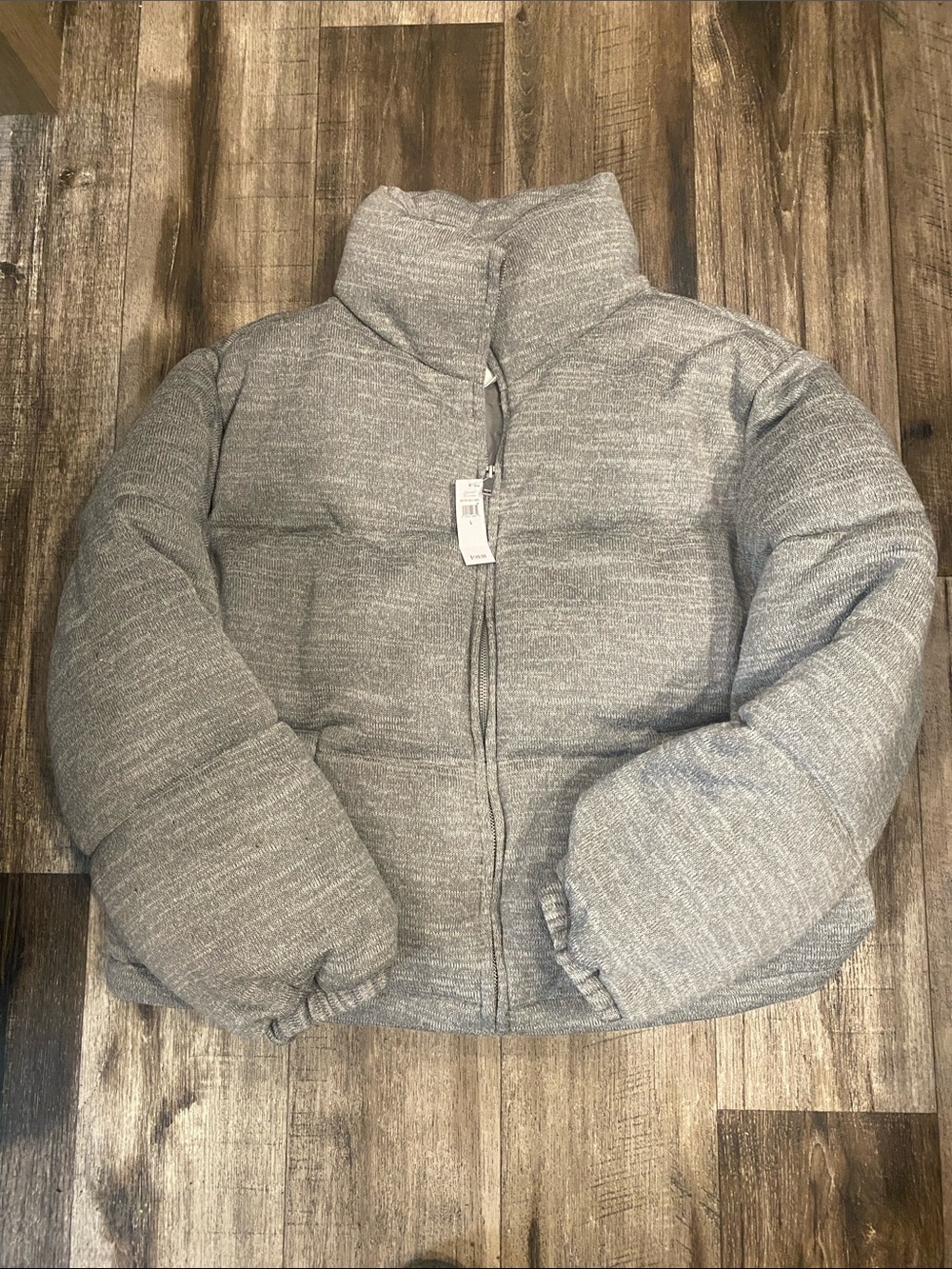 Gap short puffer jacket.